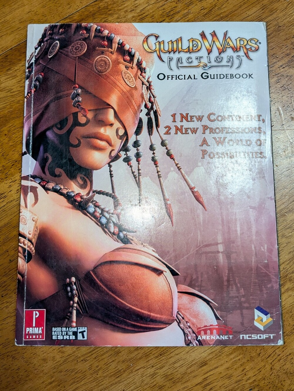 Vintage 2006 Guild Wars Factions Official Prima Games Strategy Guide Book